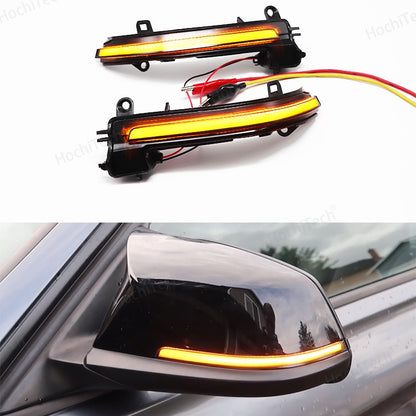 Sequential LED mirror indicators for BMW F20, F30, F34, F36, E84
