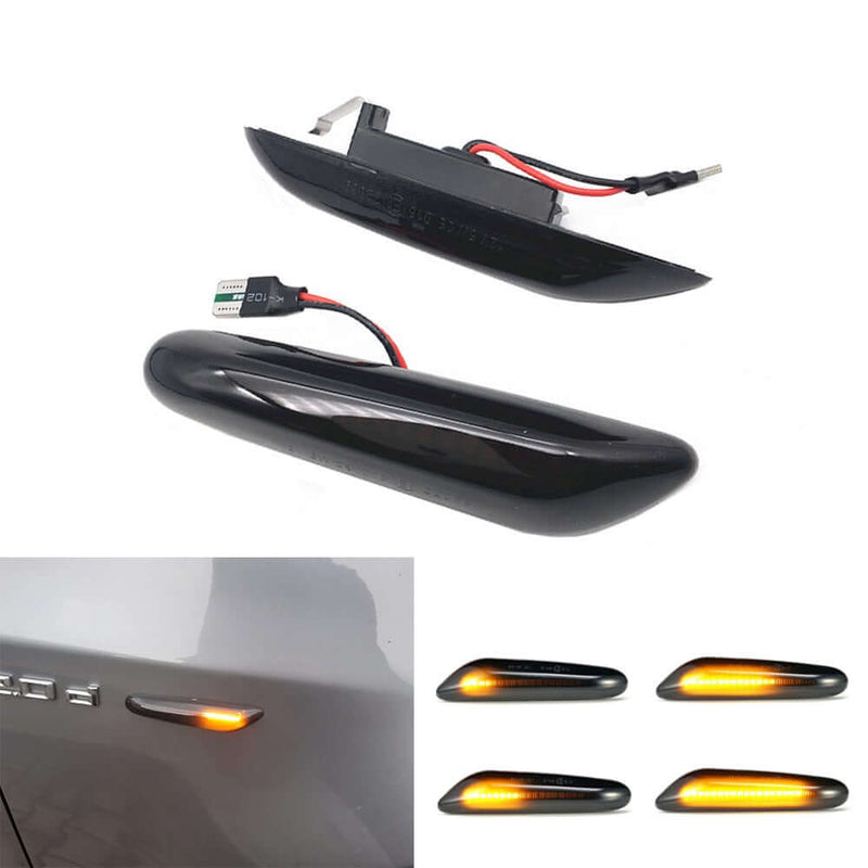 Sequential LED side indicators for BMW E90 and E46