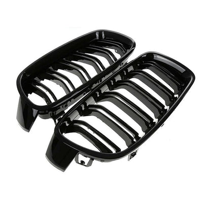 Gloss Black Kidney Grilles (Pair) for BMW F30 / F31 / F35, view 6