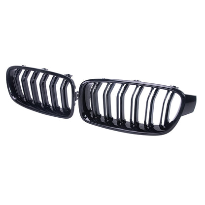 Gloss black kidney grilles for BMW F30 / F31