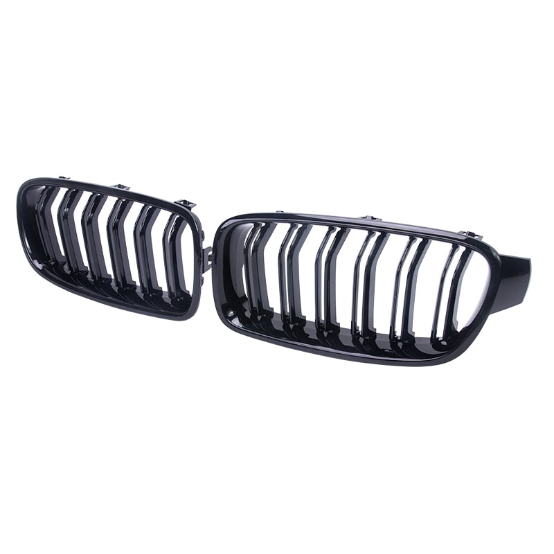 Gloss black kidney grilles for BMW F30 / F31