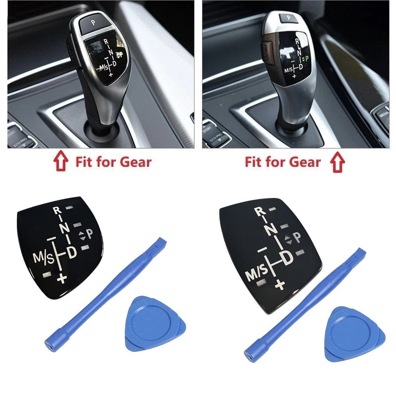 Gear knob cover sticker without emblem for BMW F30 and F10
