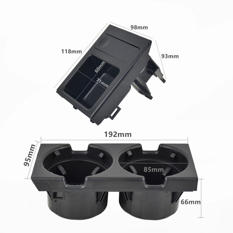 Cup holder and coin tray for BMW 3 Series E46 centre console
